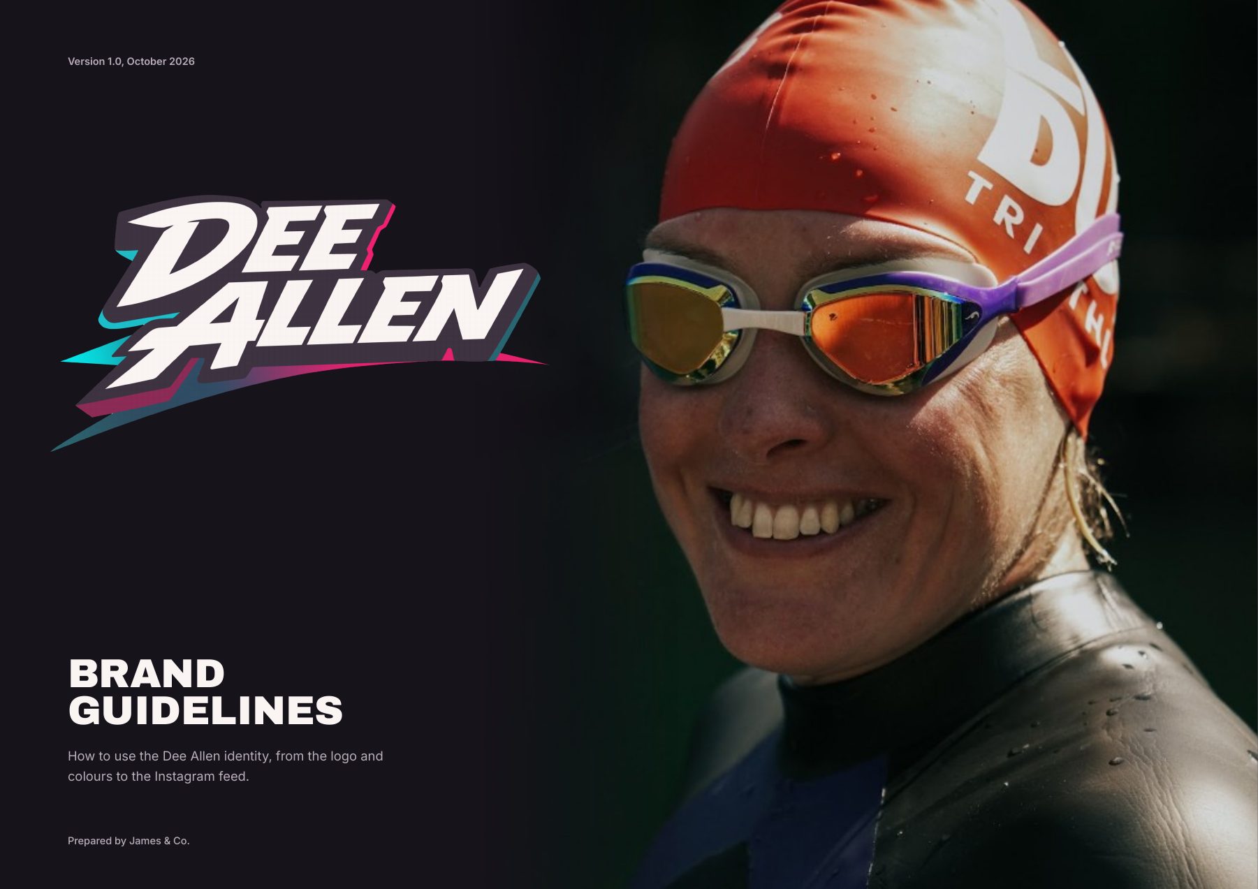 Cover of the Dee Allen brand guidelines